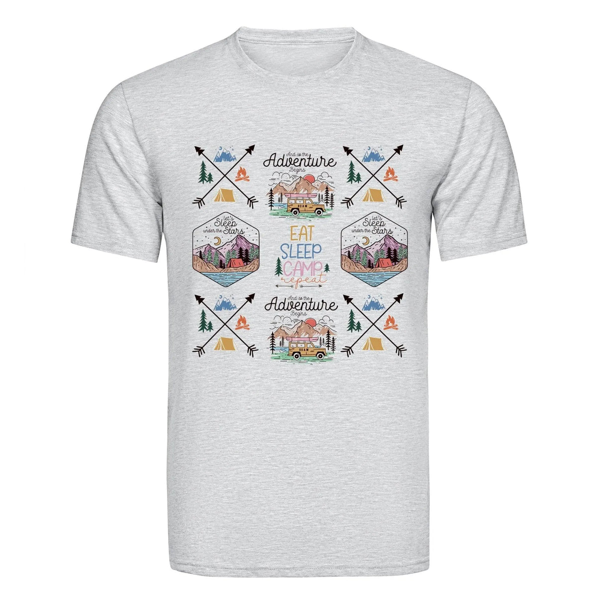 DTF Heat Transfer - Camping Adventure 10"