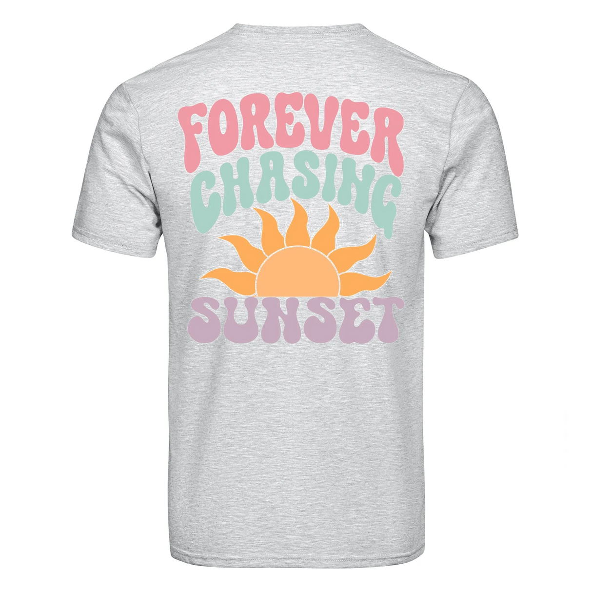 DTF Heat Transfer - Forever Chasing Sunset 10"