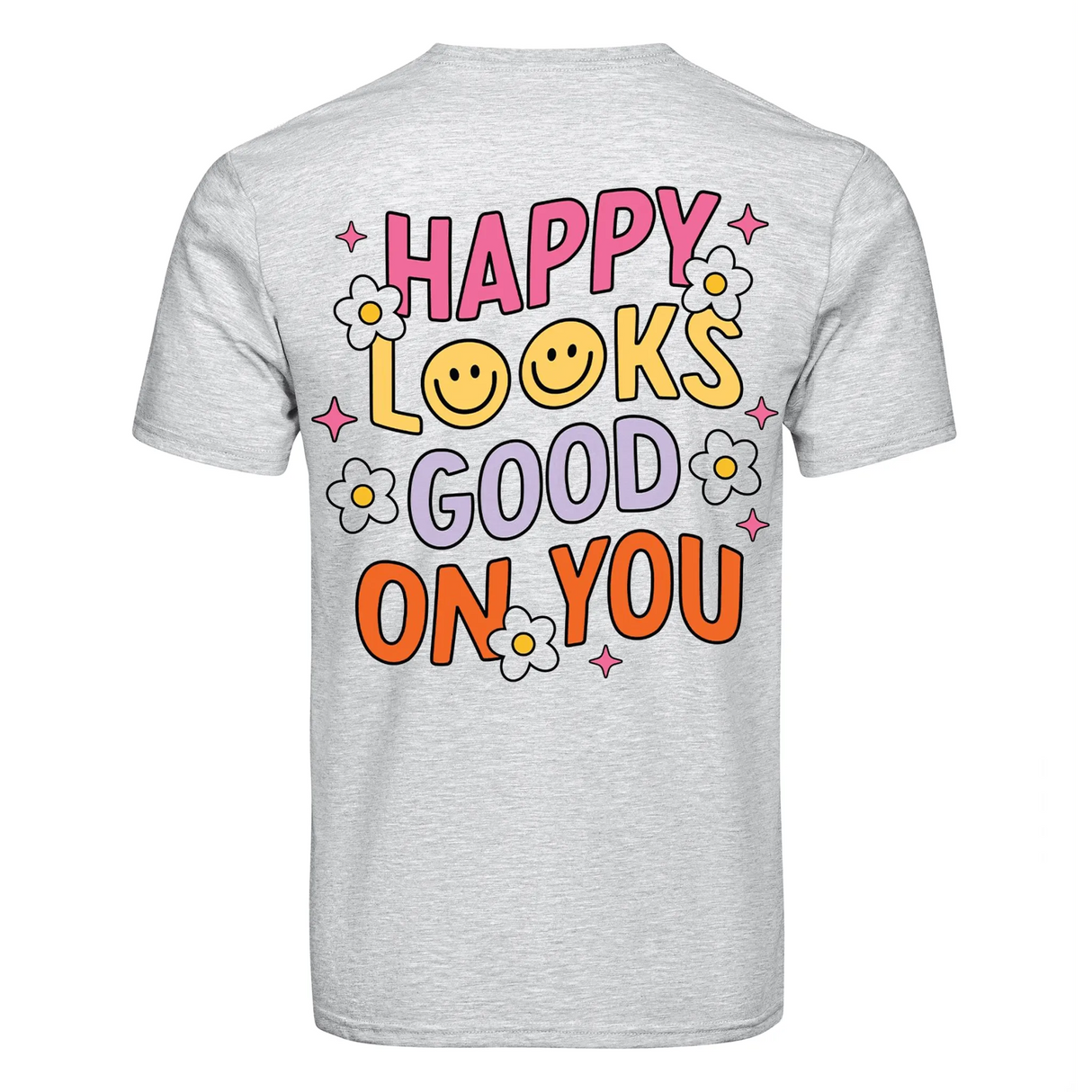 DTF Heat Transfer - Happy Looks Good 10"