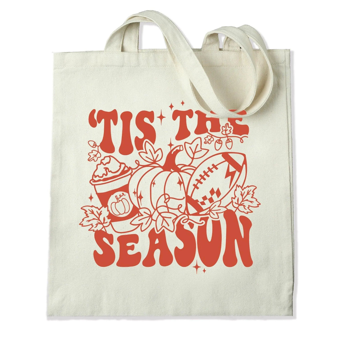 DTF Heat Transfer - Tis the Season Orange - 10"