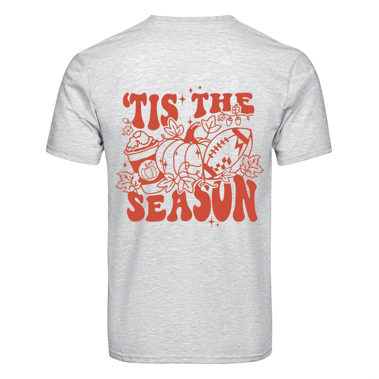 DTF Heat Transfer - Tis the Season Orange - 10"