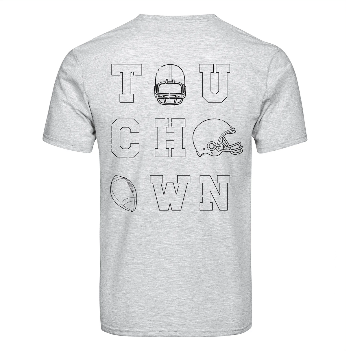 DTF Heat Transfer - Touchdown White 10"