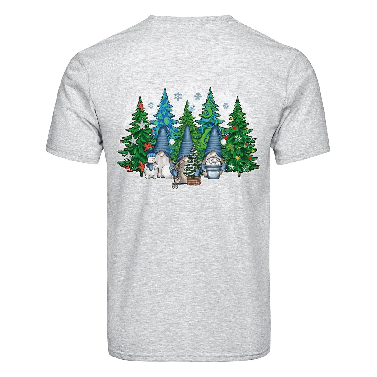 DTF Heat Transfer - Trees & Gnomes - 10"