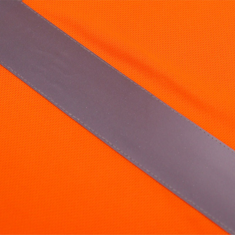 High Visibility Long Sleeve Safety T-Shirt 10 Pack - 2” wide - 100% Polyester