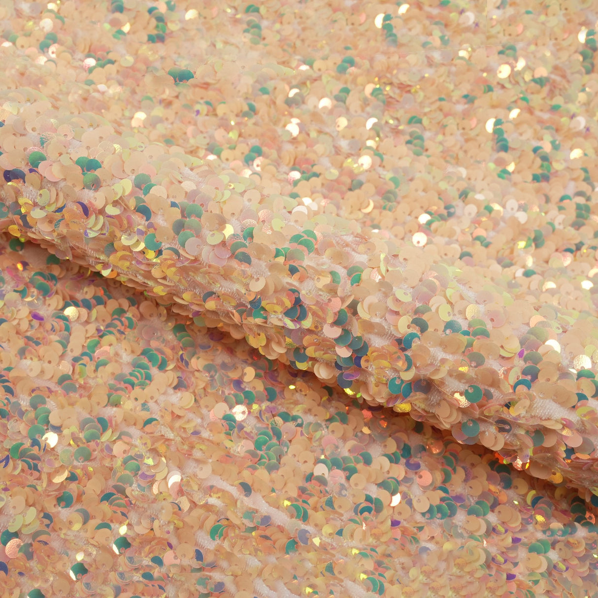 Stretch Velvet Sequin Fabric