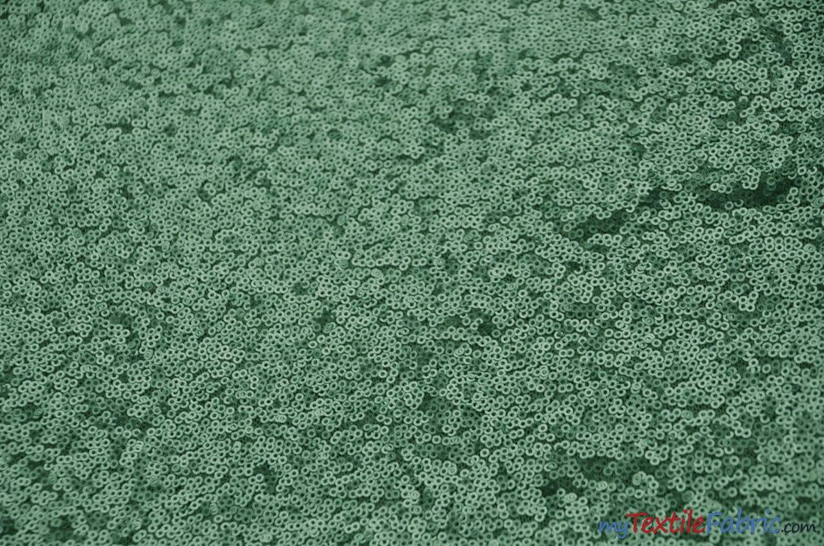 Glitz Mesh Sequins Polyester Fabric - 3Mm Glitter Sequins, 52" Width, Multiple Colors (1 Yard)