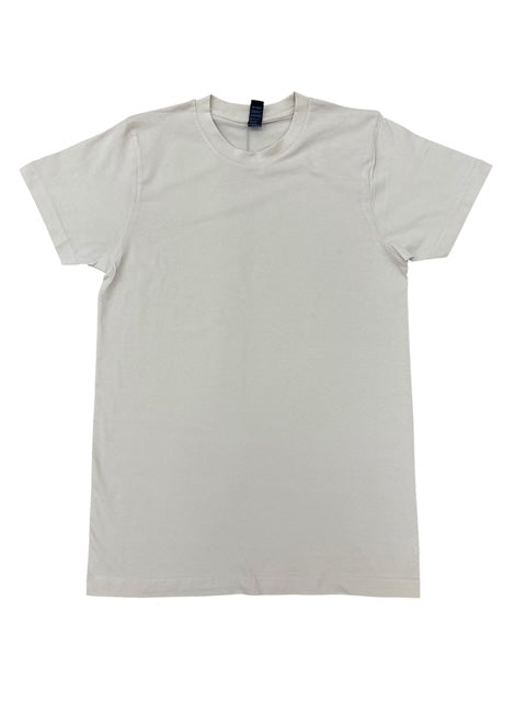 Lucky Friends 1001 100% Cotton Fabric - Dust, Round Neck T-Shirt, 4.2 Oz, Tubular, 30 Single (1 Unit)