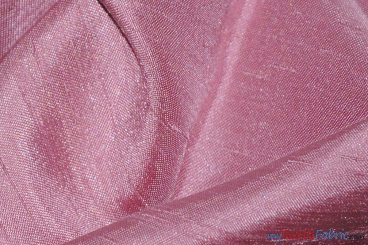 Shantung Satin Polyester Fabric - Reversible Satin Dupioni Silk, Multiple Colors, 58/60" Width (Yards, Bolts, Sample Swatches)