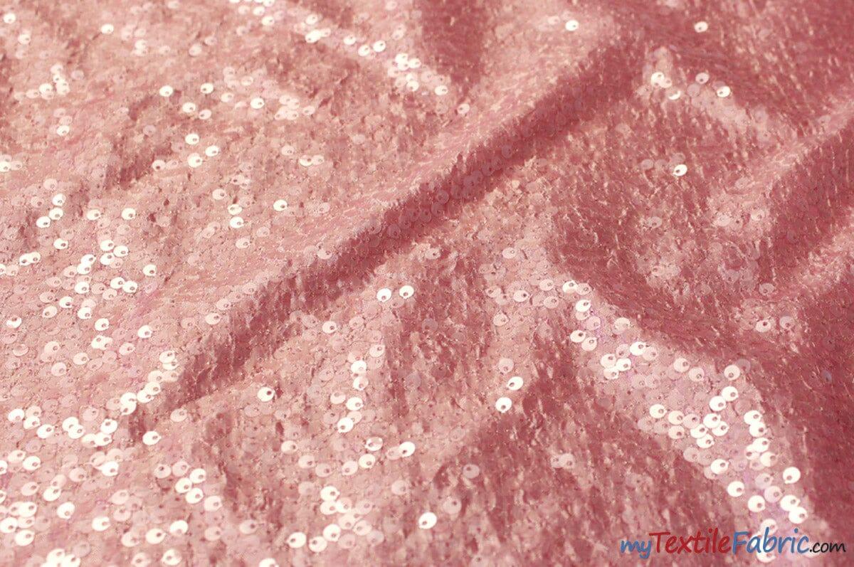 Glitz Sequins Taffeta Polyester Fabric - Raindrop Sequins, 54" Wide (1 Yard)
