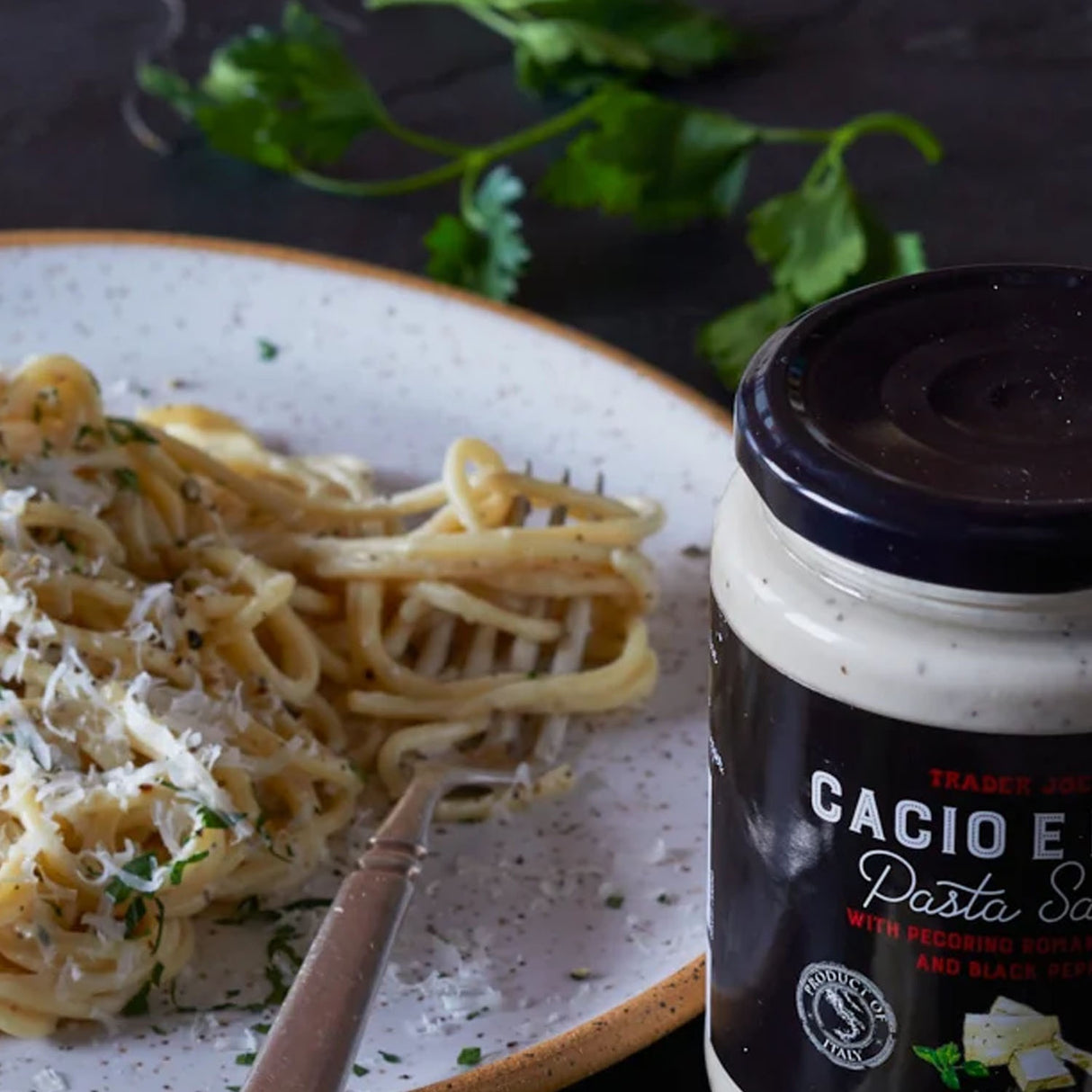 Trader Joe’s Cacio E Pepe Pasta Sauce 14.5 Oz