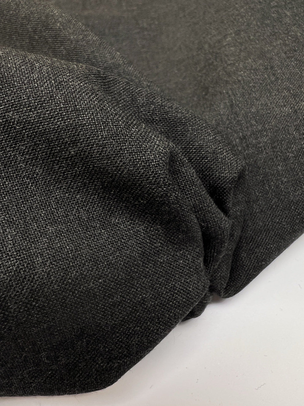 Wool Fabric Melange Gray