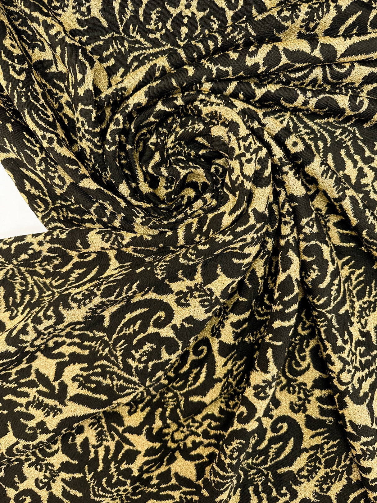 Jacquard Knitted Floral Fabric