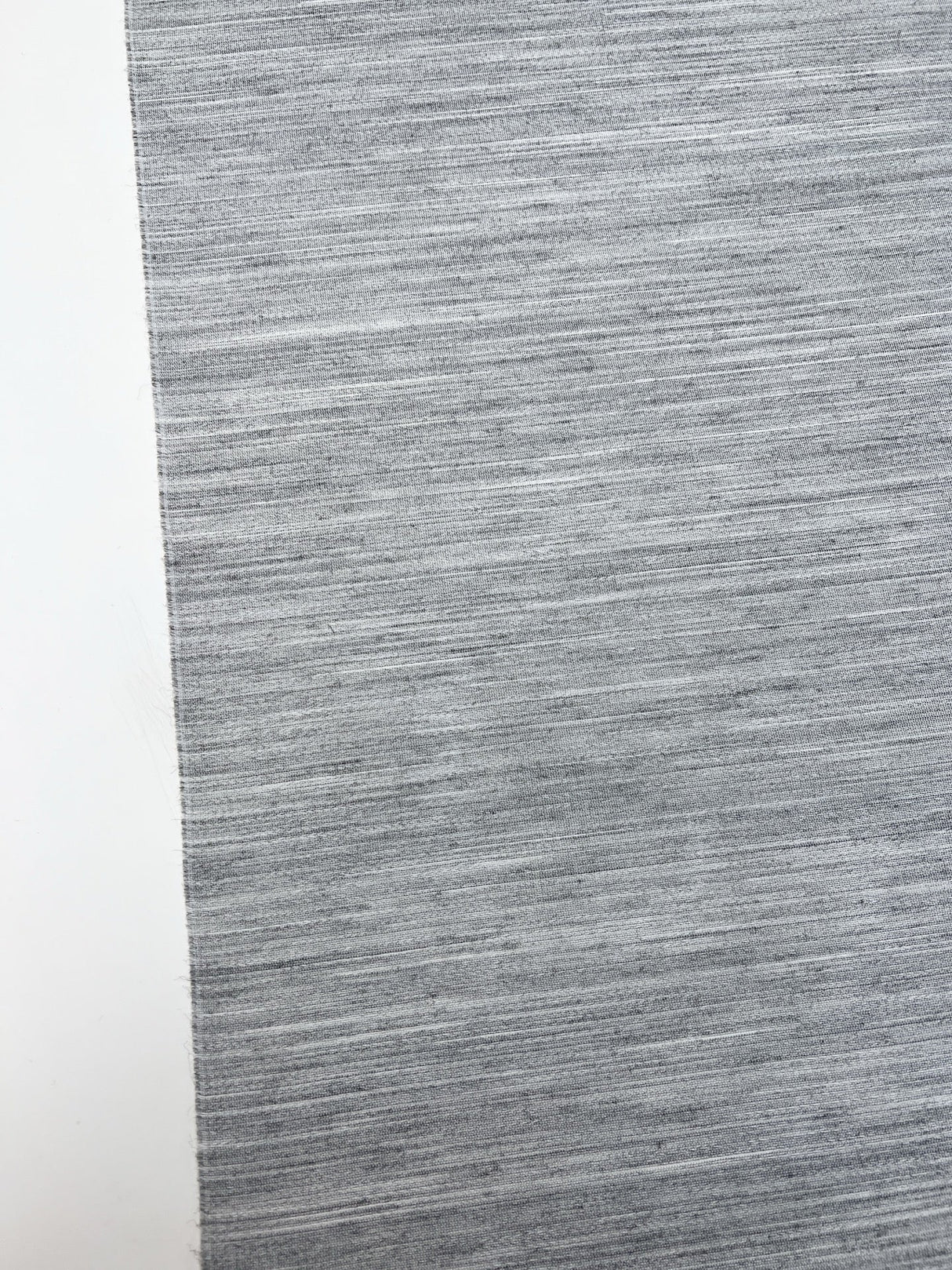 Polyester Melange Gray Fabric