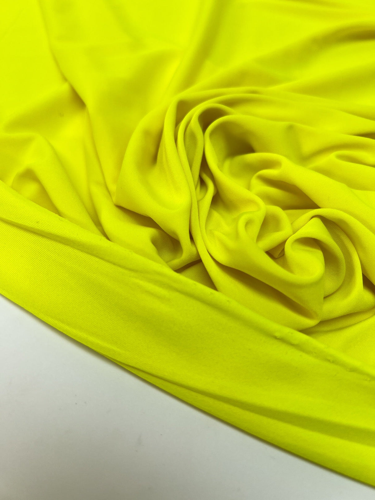 Polyamide Elastane Knitted Fabric Yellow-Green