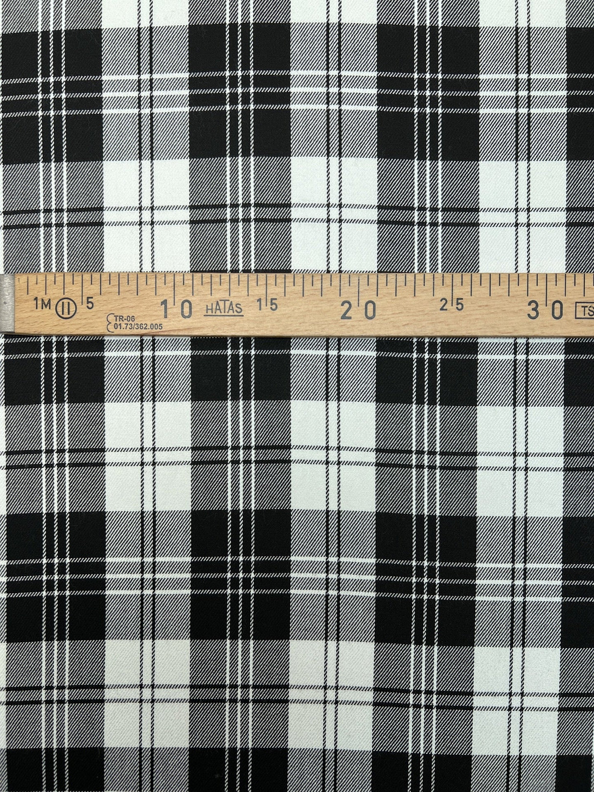 Cotton Tweed Checked Fabric