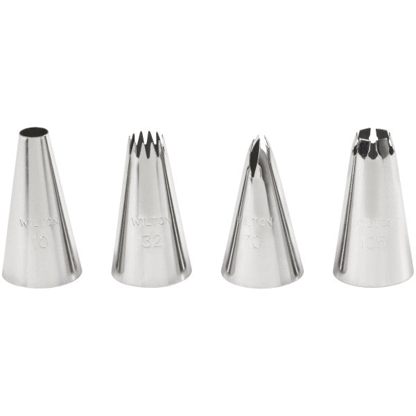 Wilton Cake Decorating Tip Set for Borders – 4 Piece