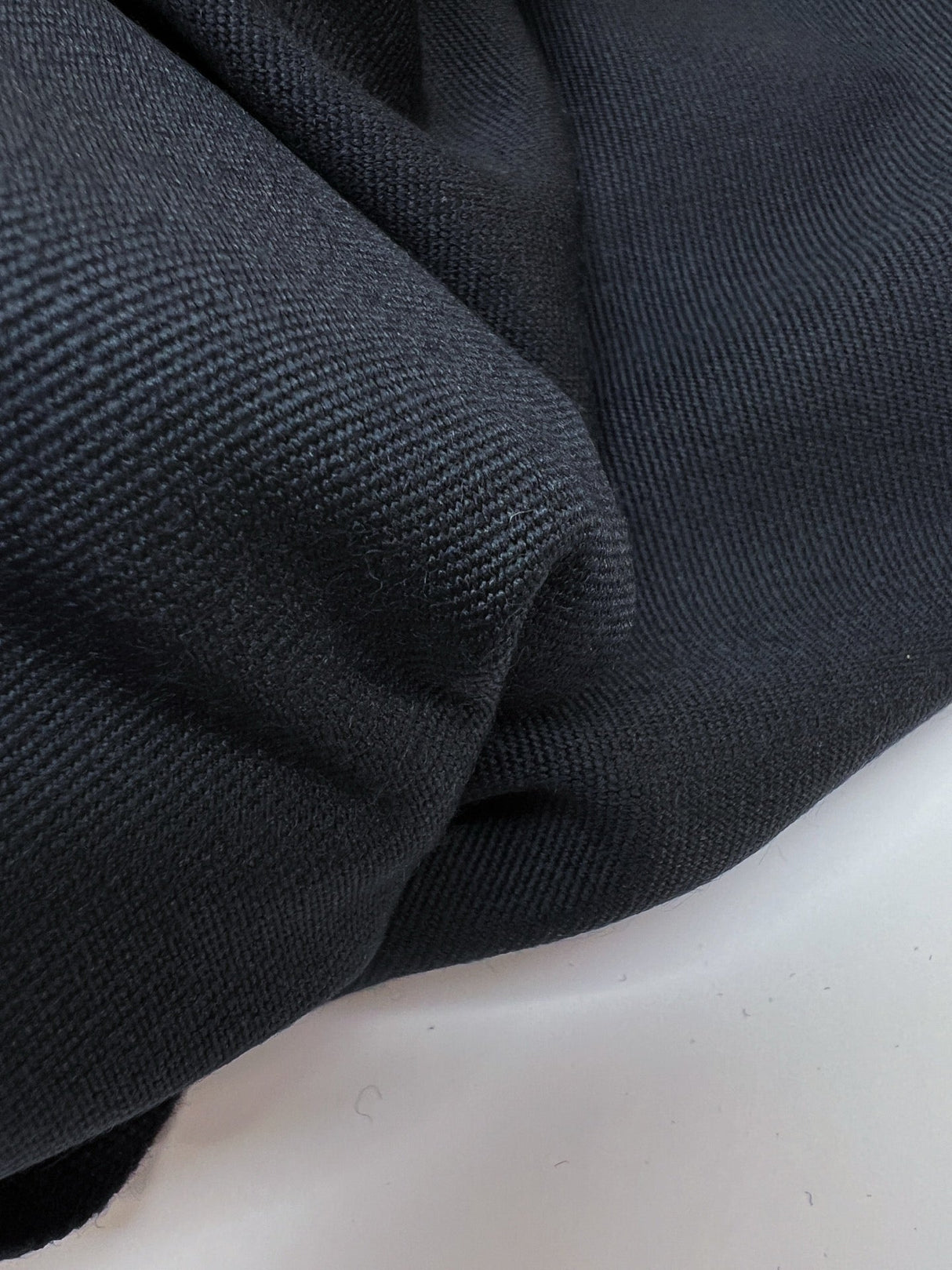 Wool Polyester Twill Gray