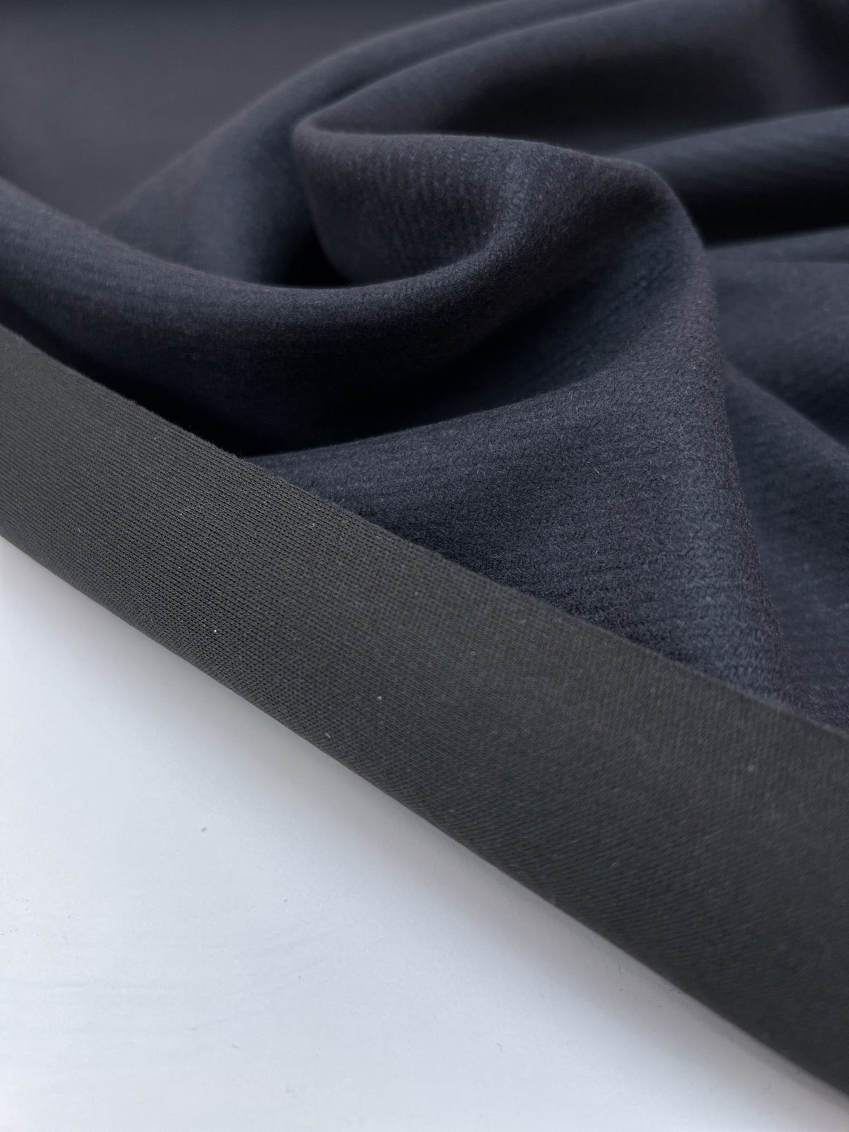 Blue Virgin Wool Polyester Bonded