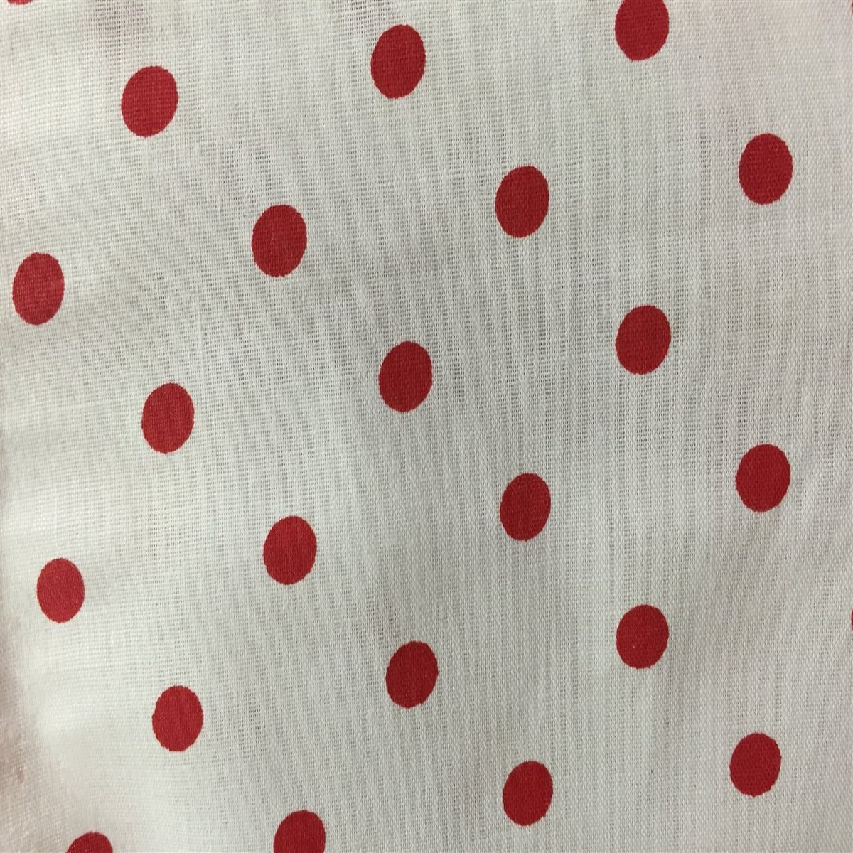 Poly Cotton Small Polka Dot Print Fabric