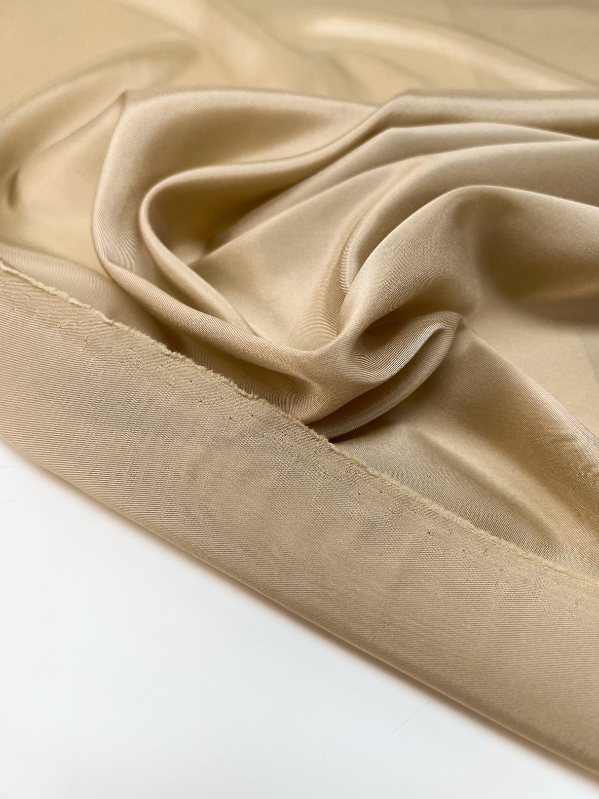 Beige Viscose Lining Fabric