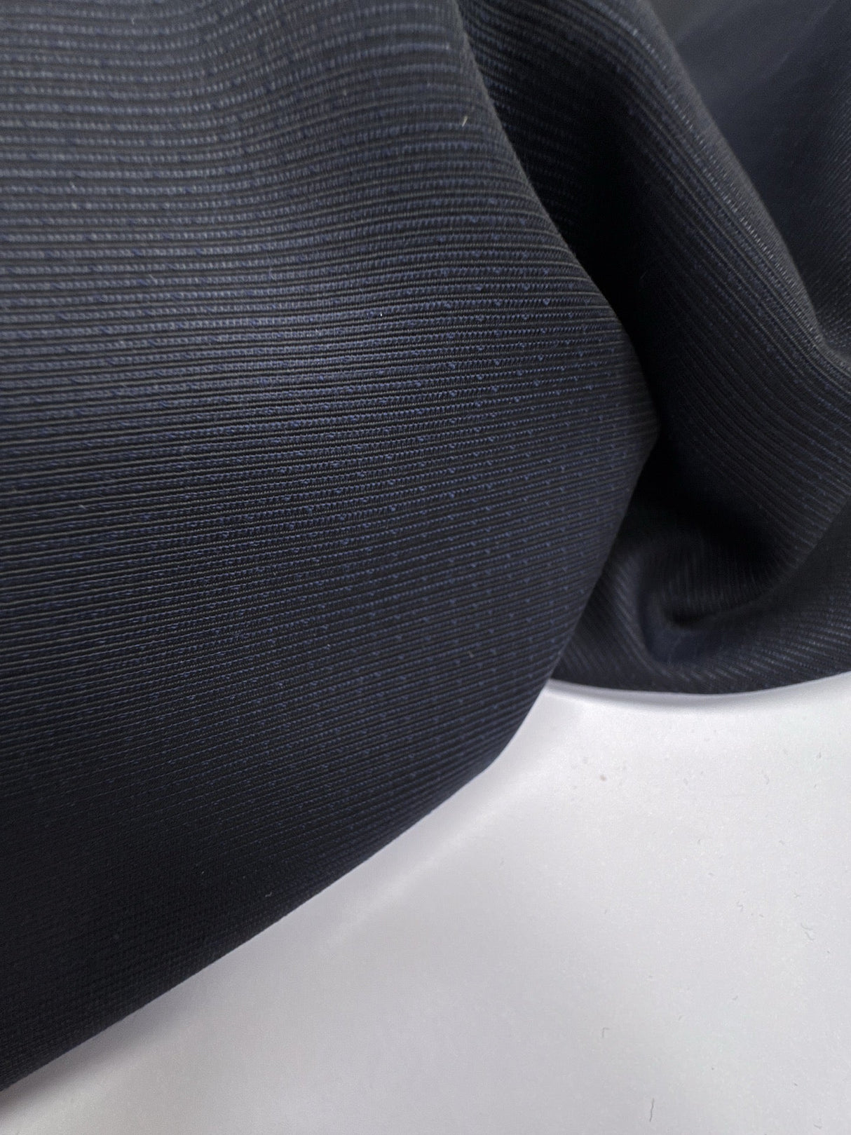 Wool Suit Fabric Blue Black