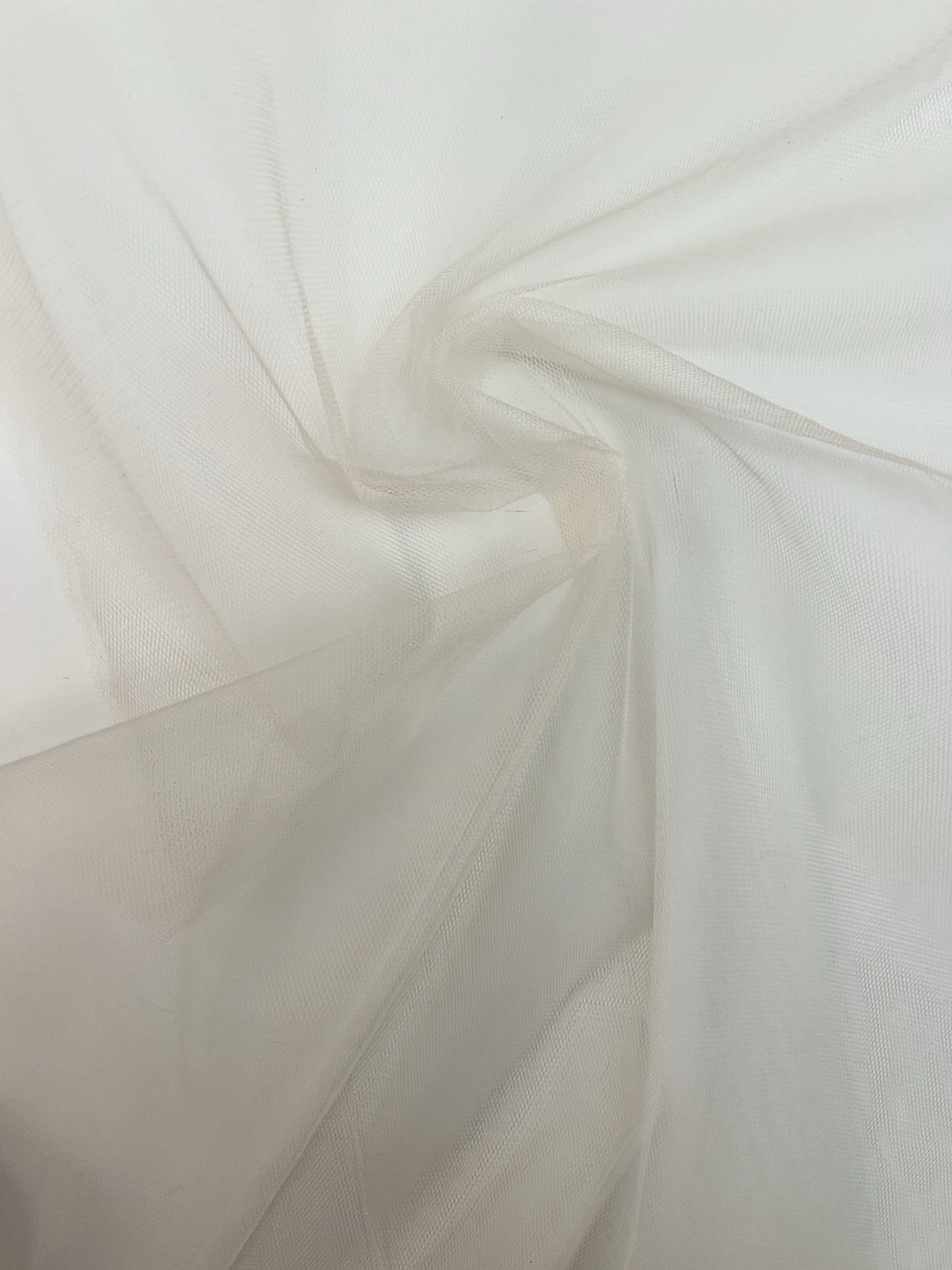 Polyamide Mesh Fabric Beige Stretch