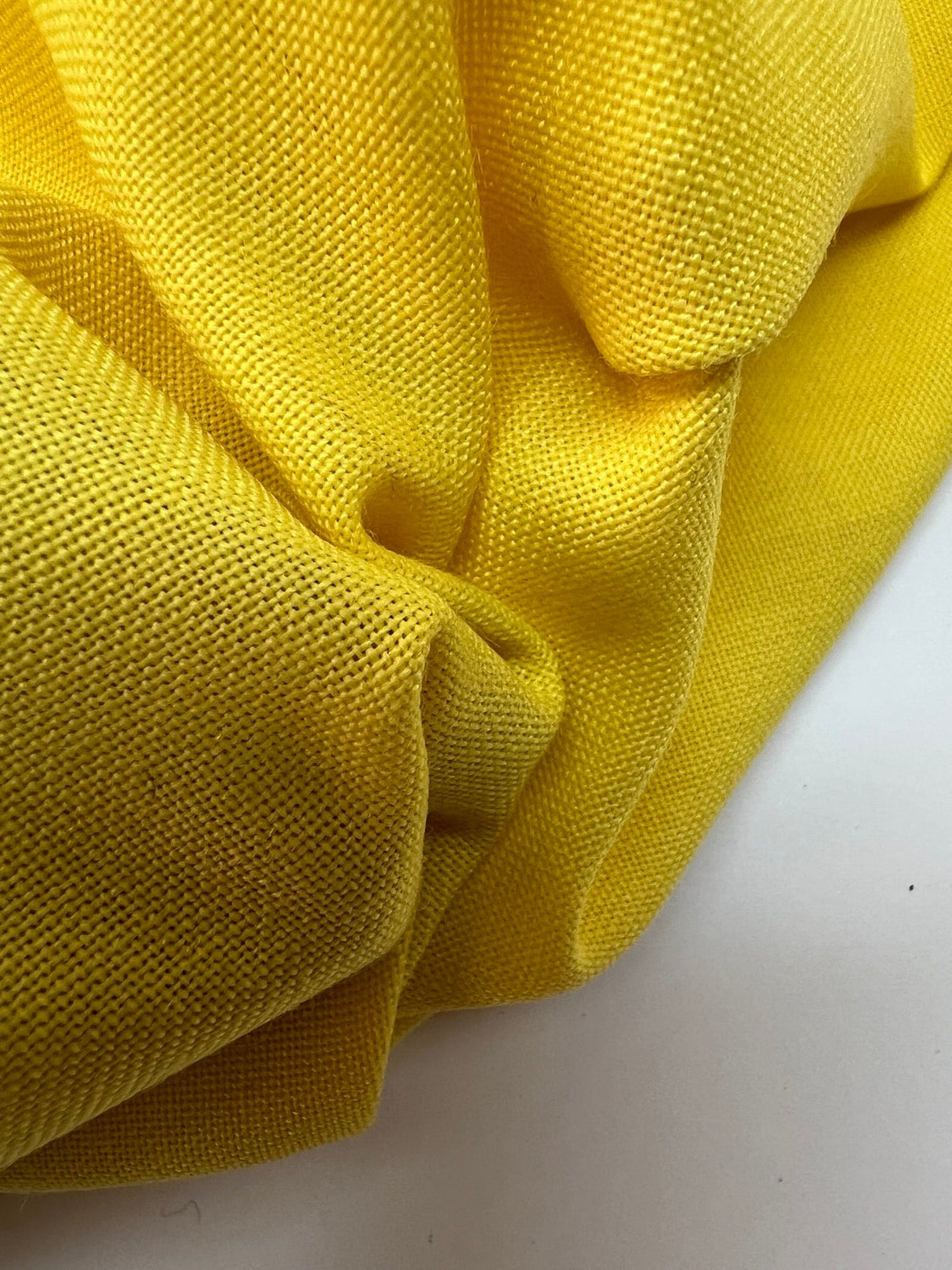 Italian Yellow Wool Fabric