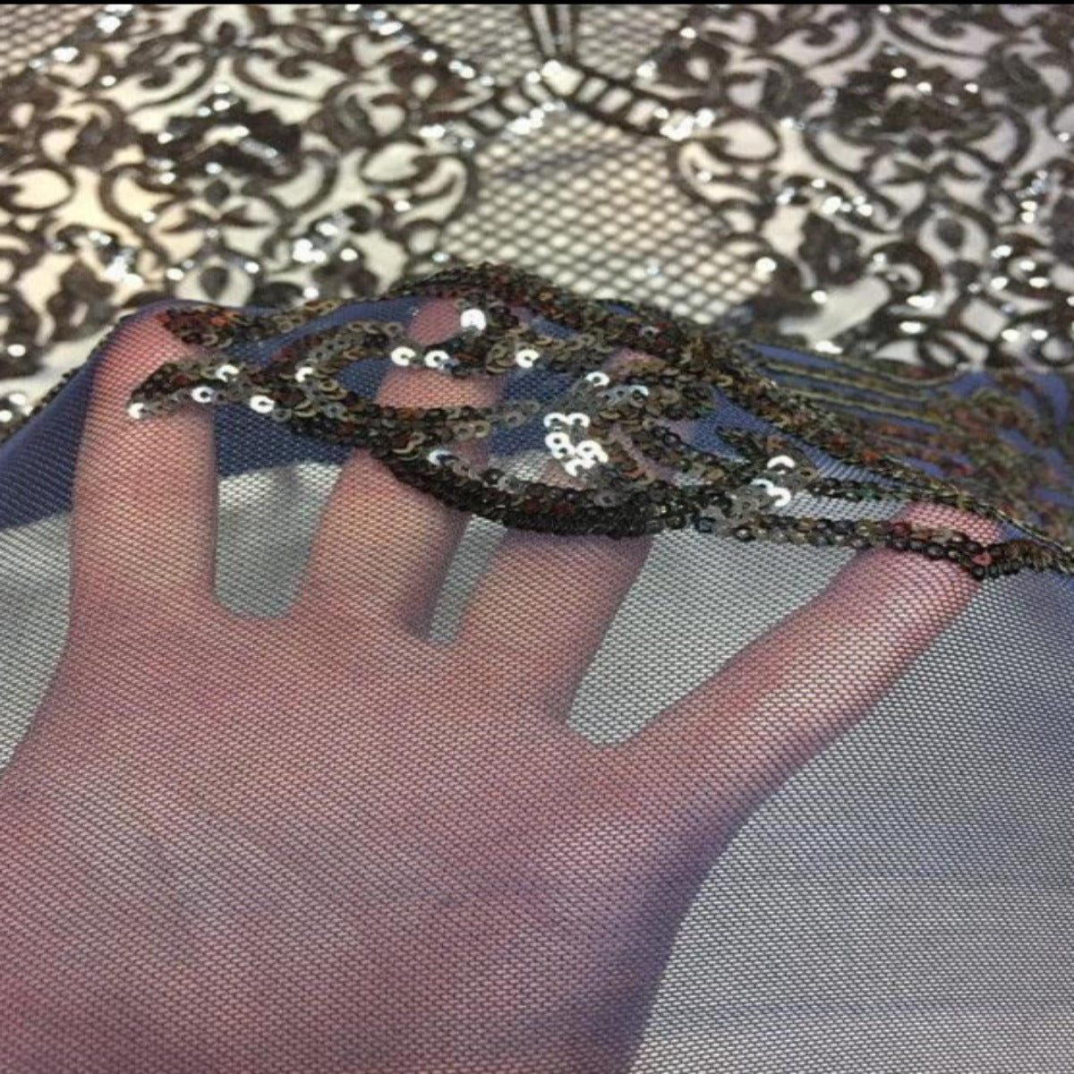 Stretch Sequins Fabric Chantal Deluxe