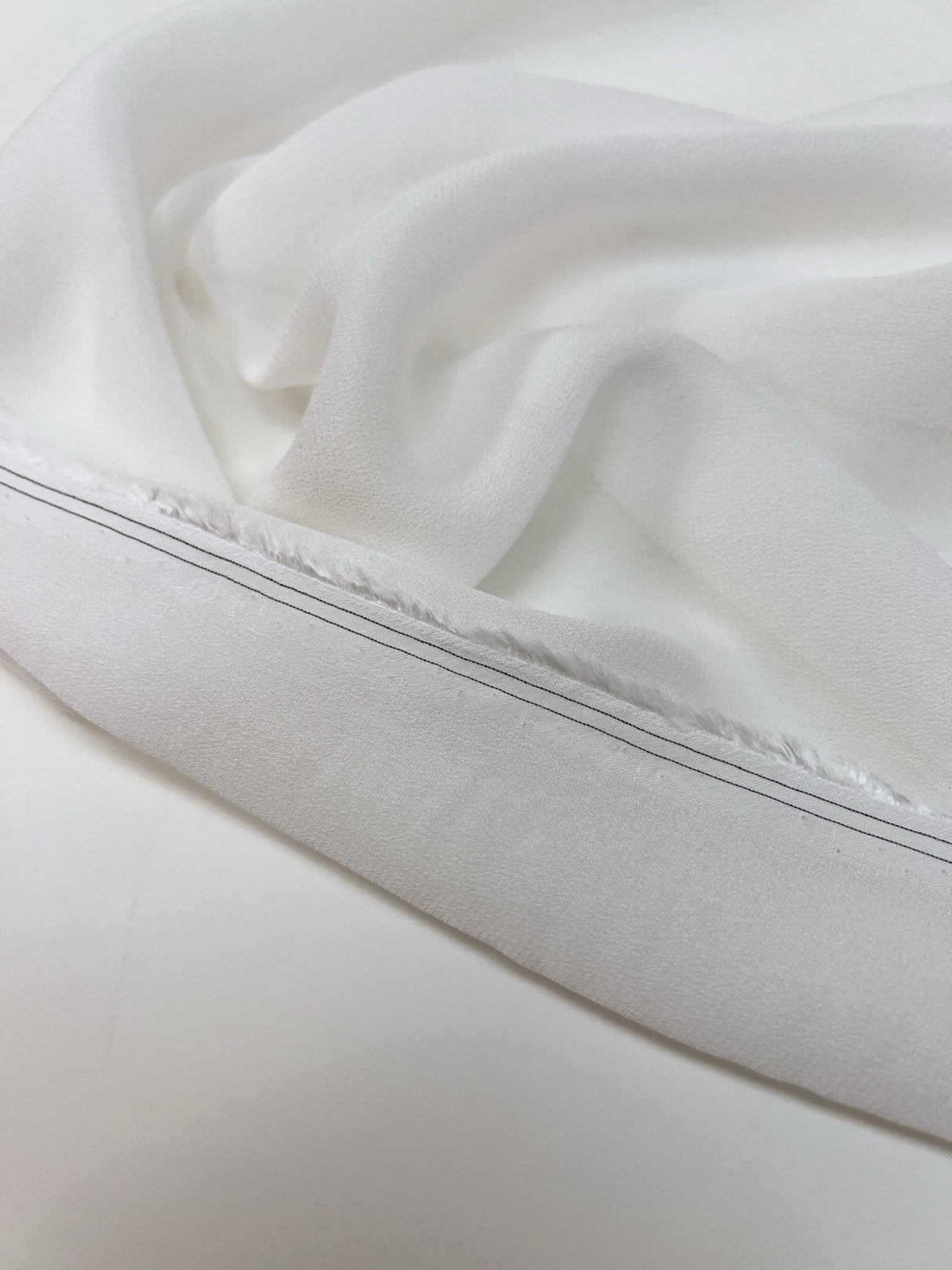 Viscose Crepe White Shade