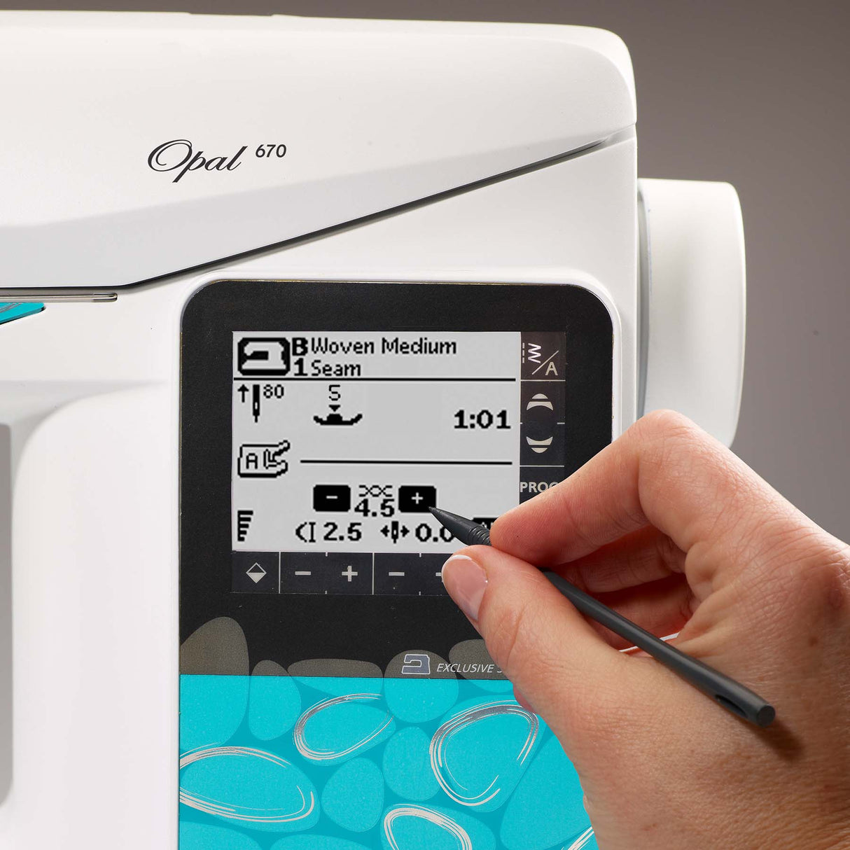 Husqvarna Viking Opal 670 Sewing Machine - Computerized Sewing Machine, 200 Stitches, 8" Sewing Surface (1 Unit)