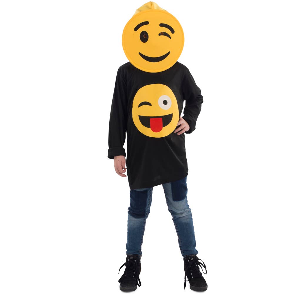Face with Tongue Emoji Mask