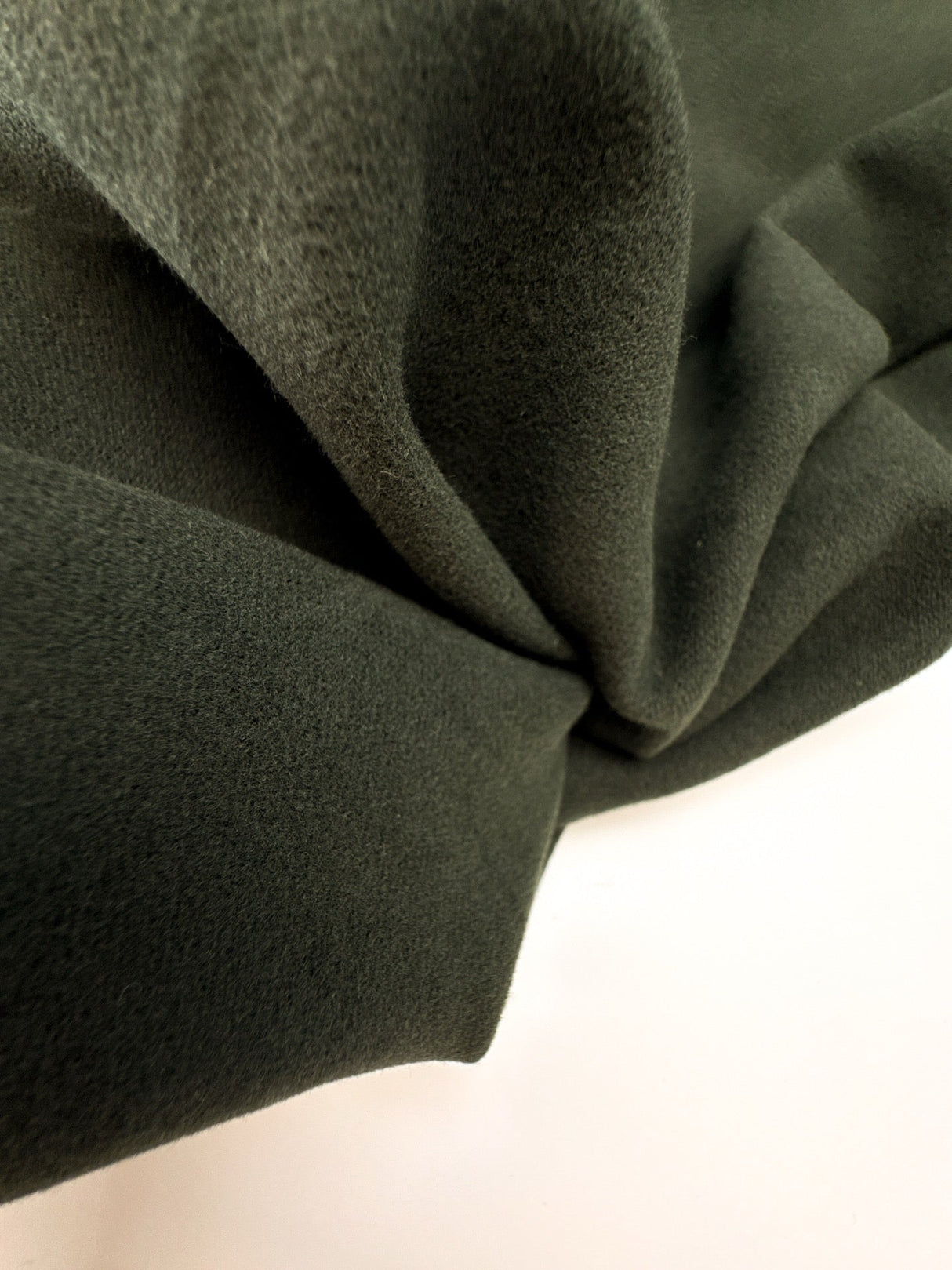 Cotton Pile Fabric Green
