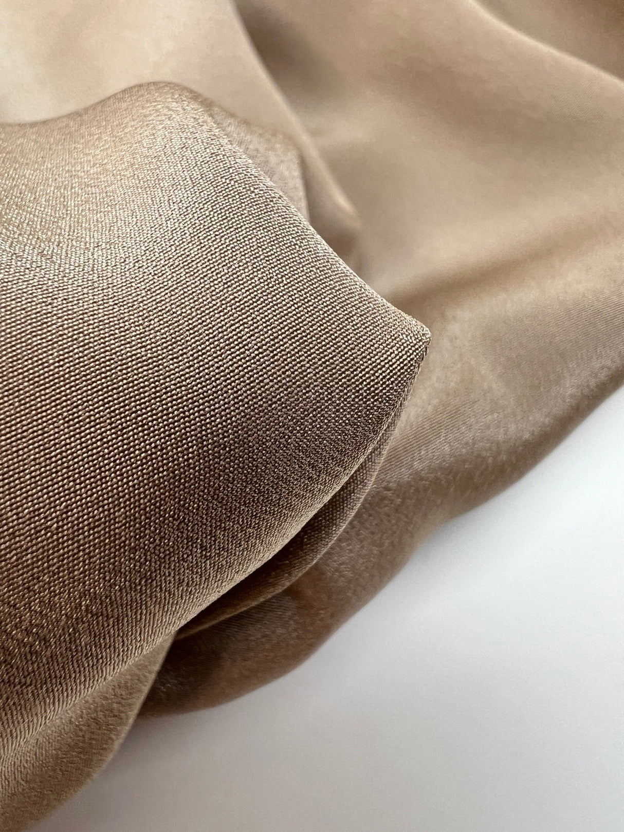 Beige Polyester Crepe Lining