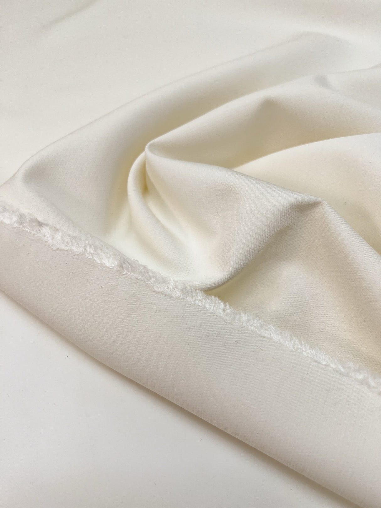 White Viscose Casualwear Fabric