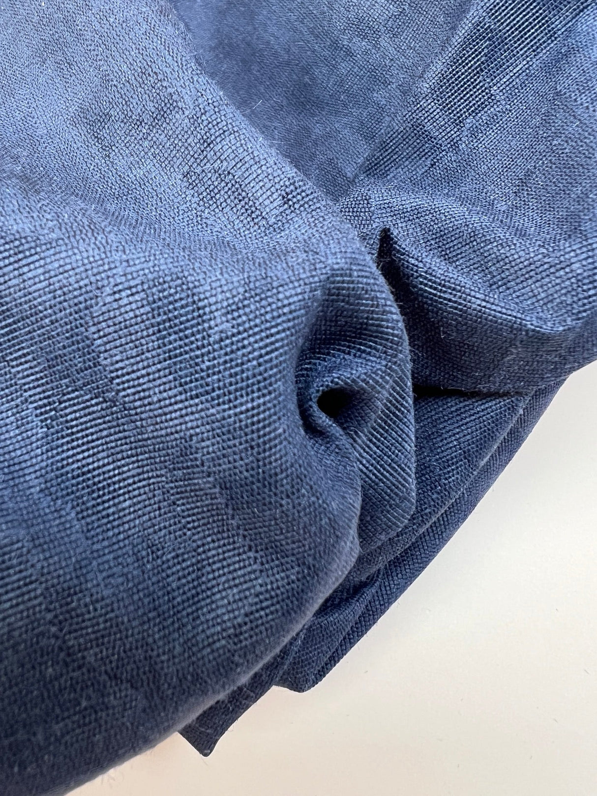 Cotton Viscose Abstract Purple Blue Fabric