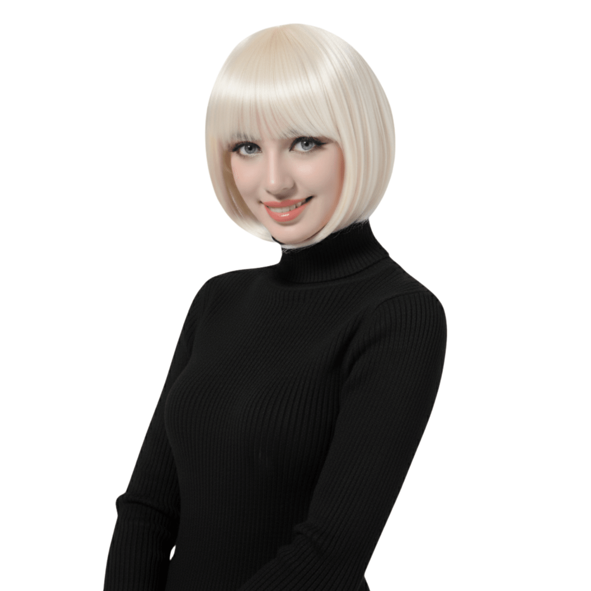 Bob Costume Wig with Bangs
