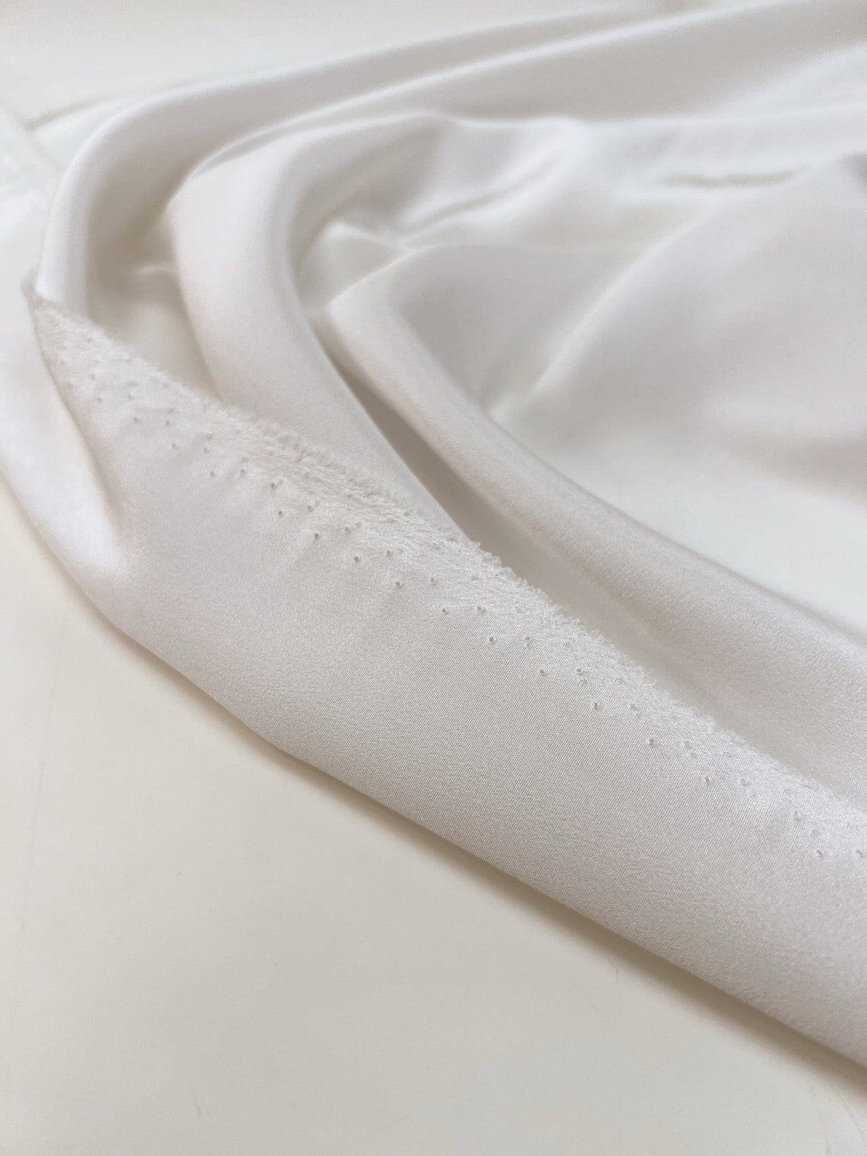 Polyamide Crepe Fabric White