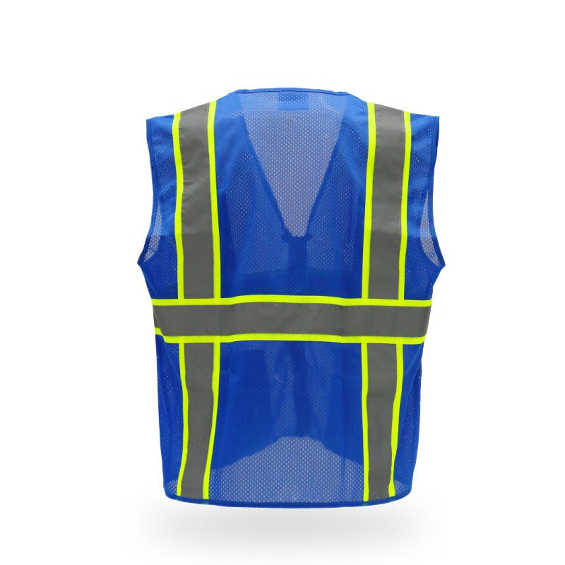Multi pocket Safety Vest 10 Pack 100% polyester