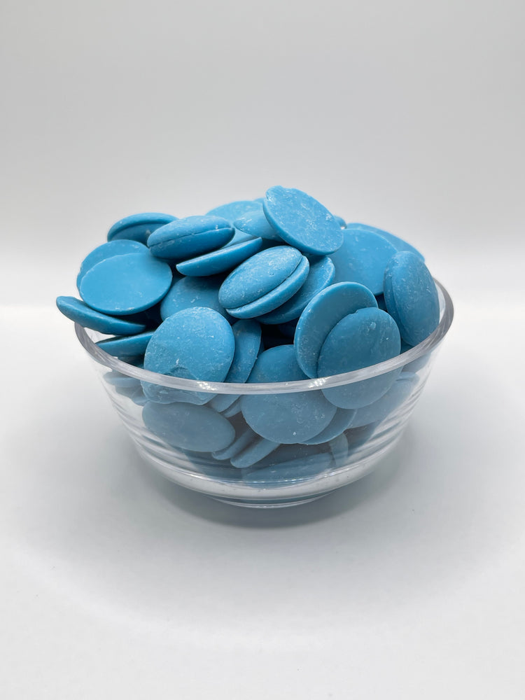 Merckens Light Blue Chocolate Candy Melts – 2.5lb