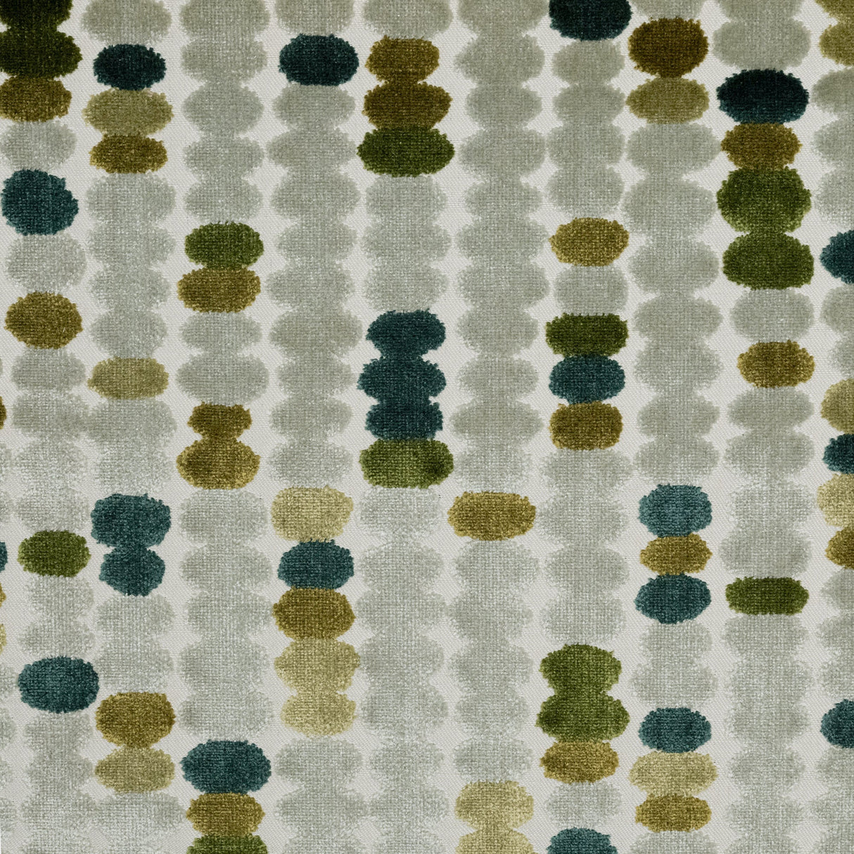 Cut Velvet Upholstery Fabric Fizz Multicolor Dots 56"