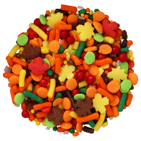 Autumn Fusion Sprinkle Mix – Red 3 Free Sprinkles cake and cupcakes