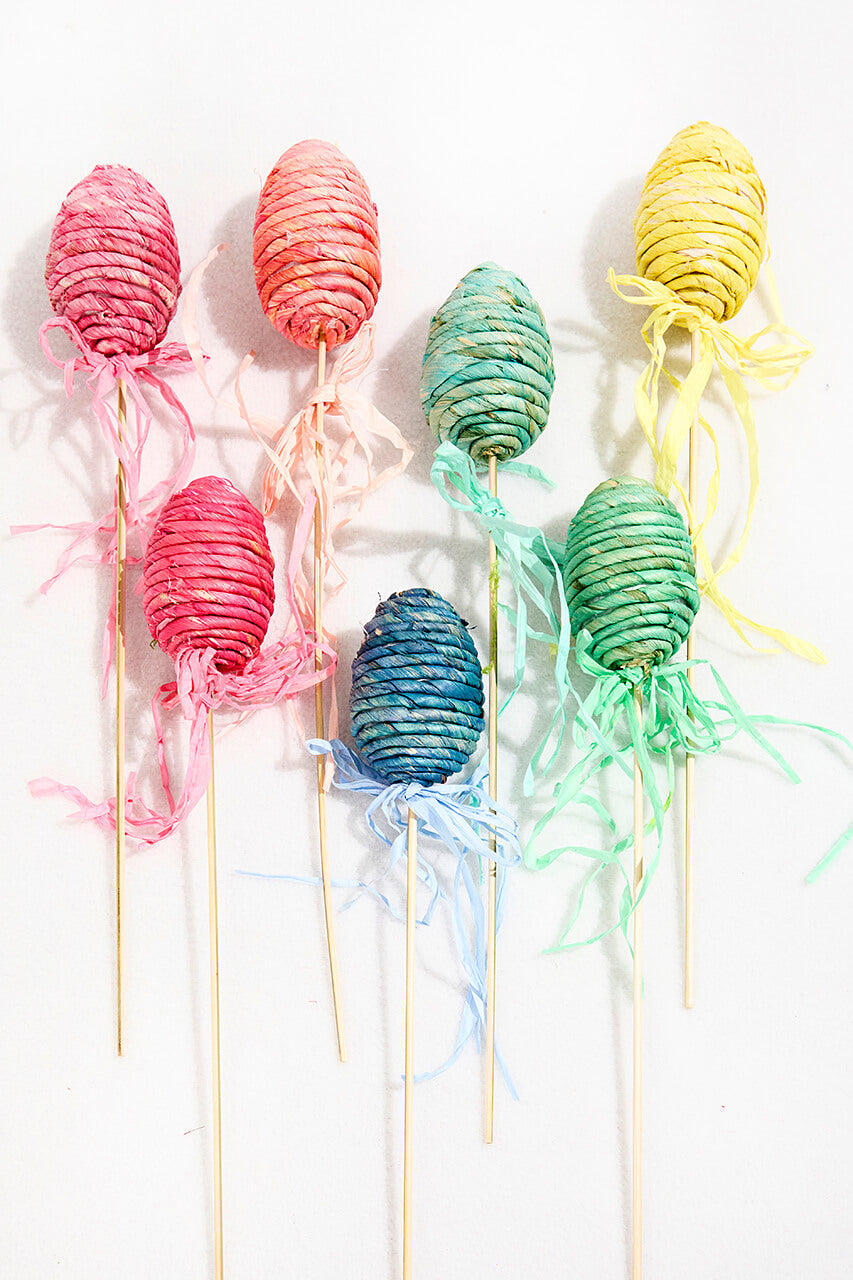 16" Colorful Egg Spray