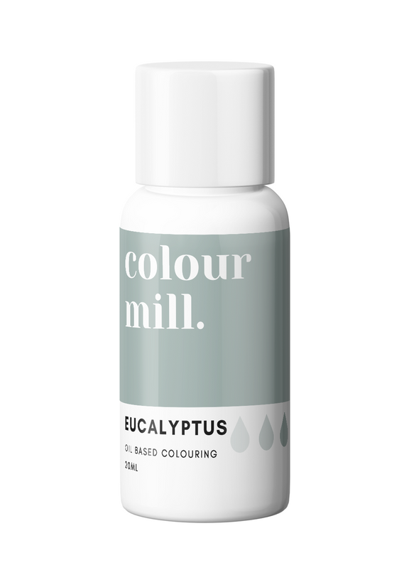 Eucalyptus Oil Based Colouring 20ml – Vibrant Baking Shade