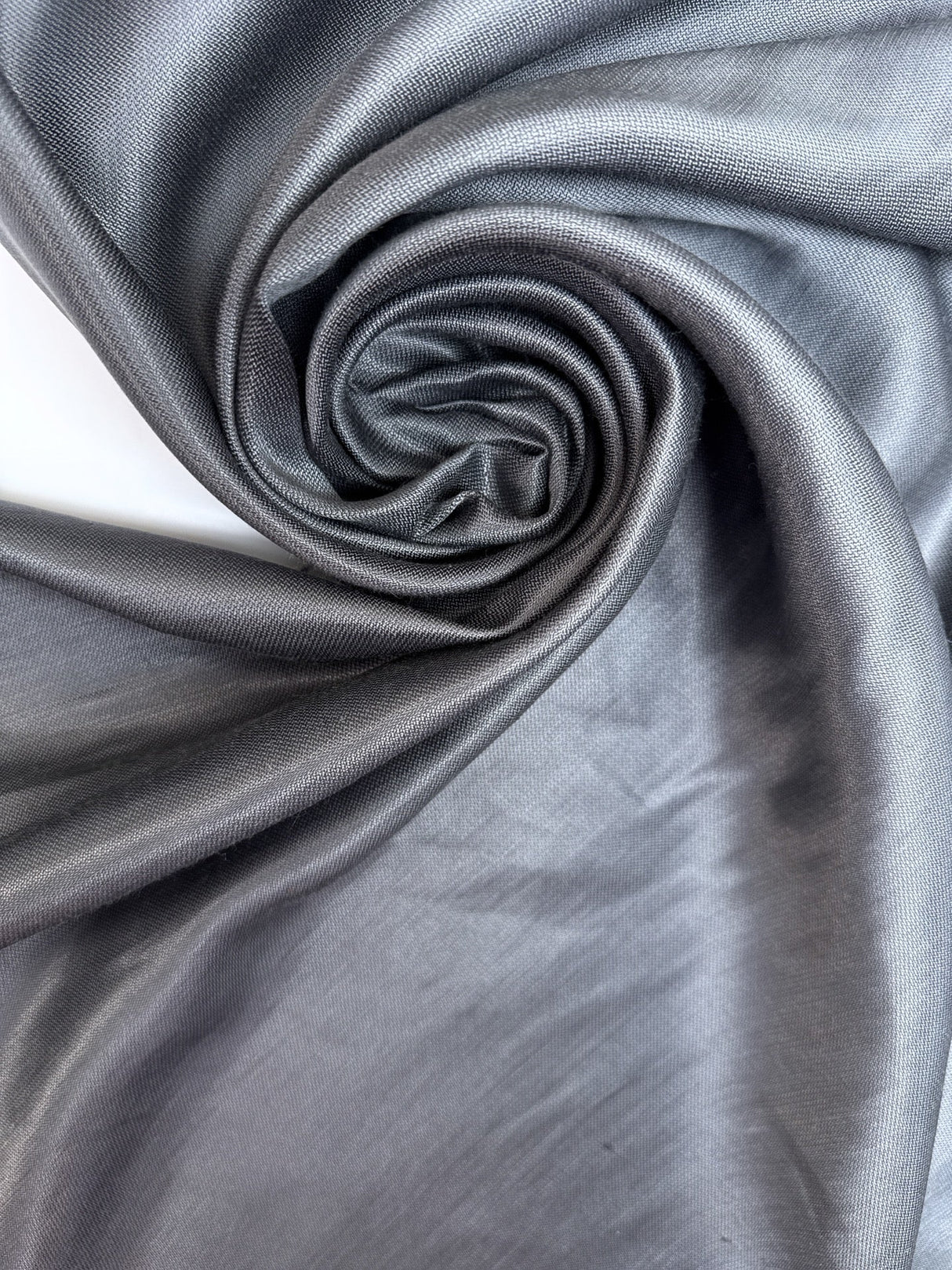 Viscose Satin Fabric Gray