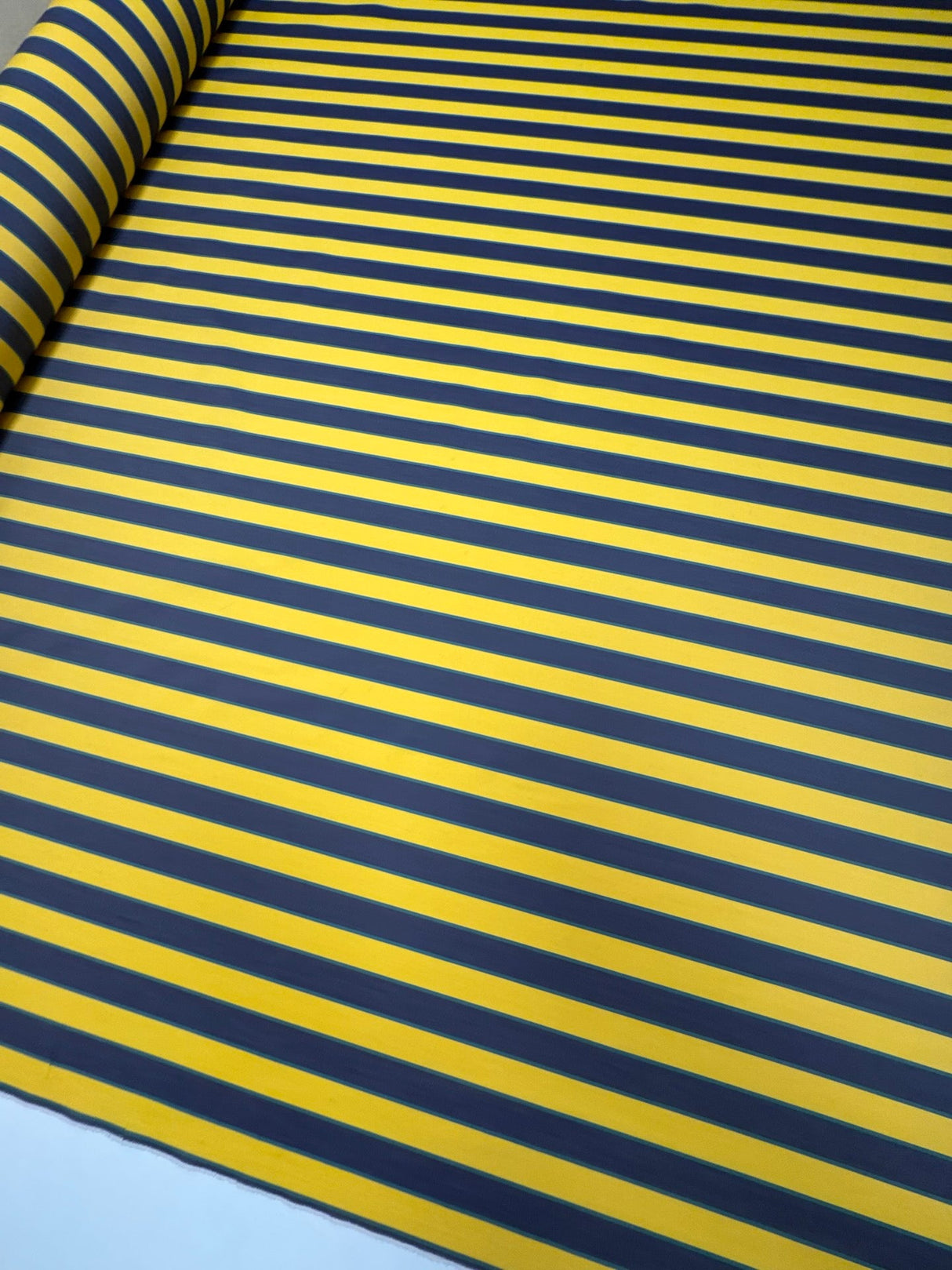 Cotton Polyester Woven Striped Multicolour