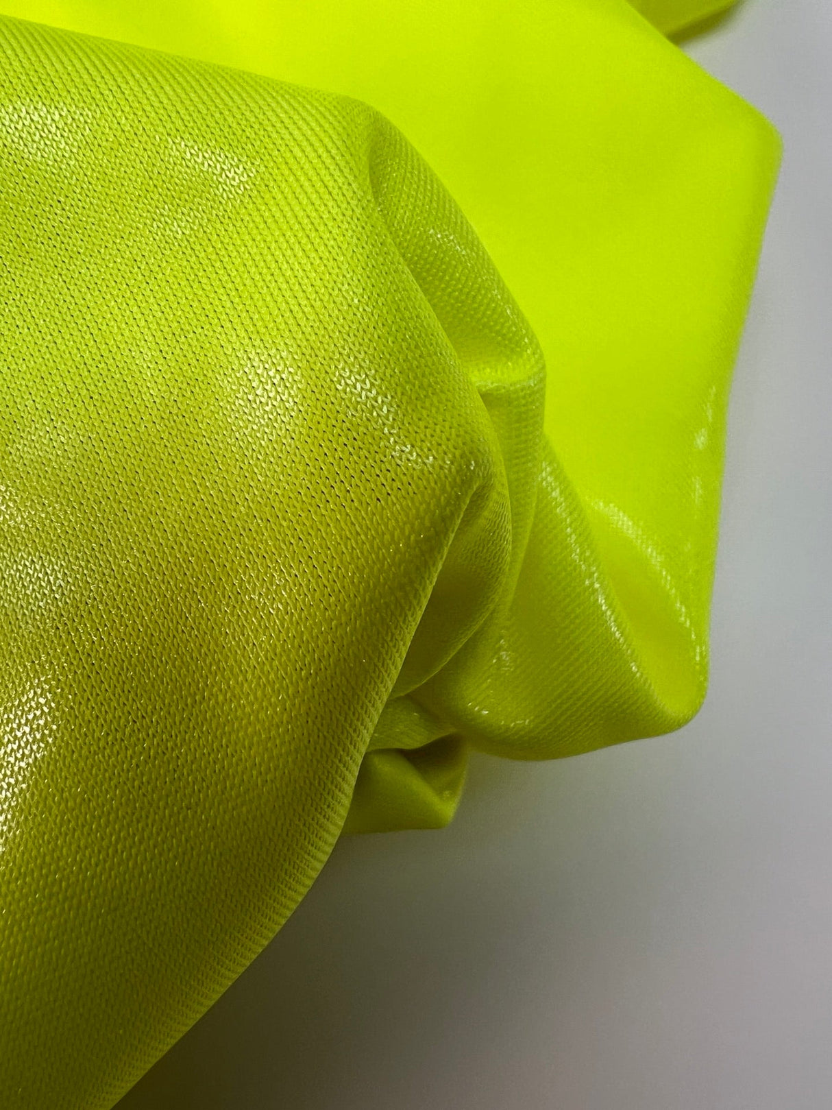 Polyamide Stretch Knitted Fabric Yellow Green