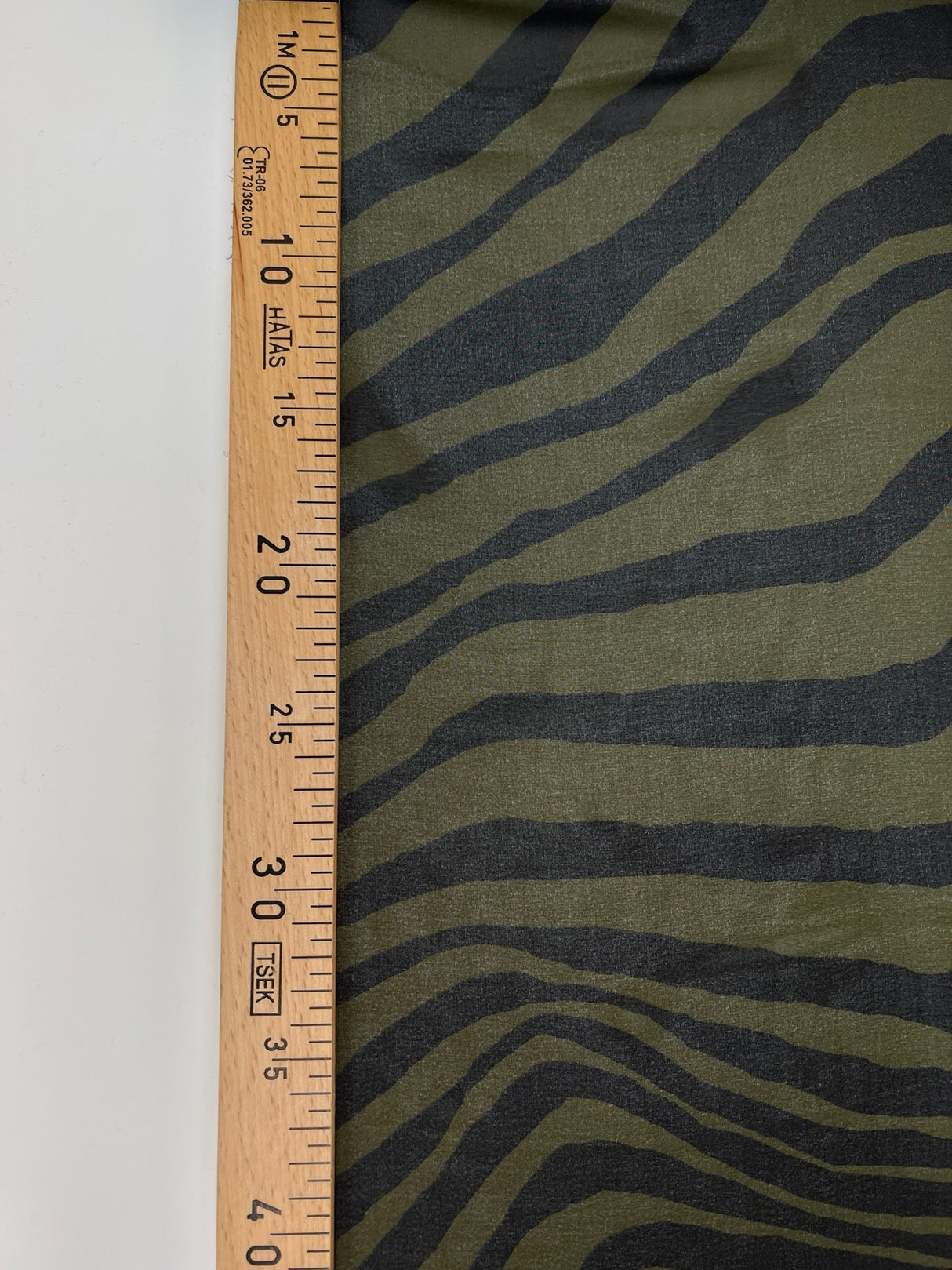 Polyester Chiffon Animal Print Green