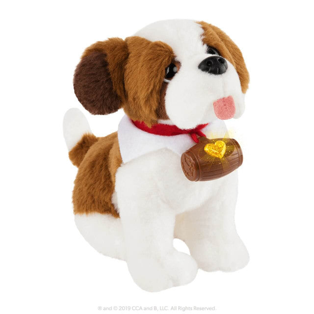 Elf Pets A Saint Bernard Tradition Heartwarming Christmas Story Book Set with Plush Pup