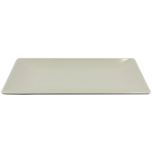 Elite Global Solutions JW1382T Karma 8" x 13" Ebony Sand Rectangular Two-Tone Melamine Plate - Case of 6