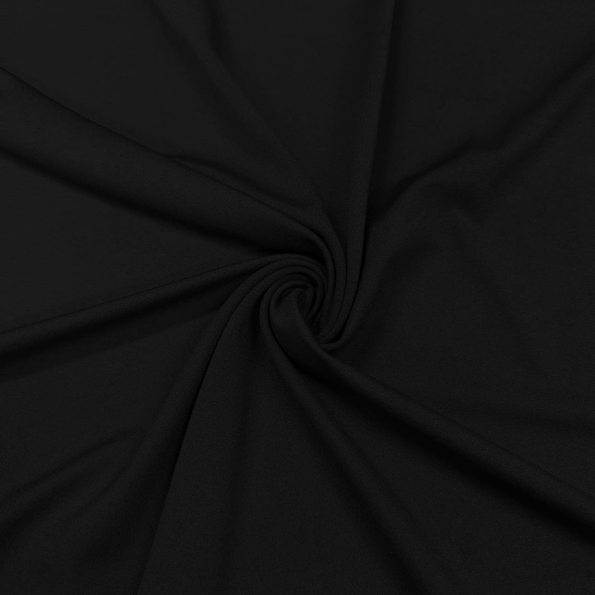 Athletic Jersey Knit Black Emerge Poly Spandex